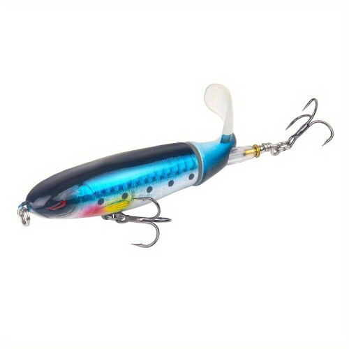 Topwater Pooper Lure Artificial Bait Hard Body with Soft 1