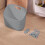 Karymi Wall-Mounted Stackable Storage Basket Gray 4