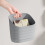 Karymi Wall-Mounted Stackable Storage Basket Gray 6