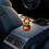 Solcelledrevet bilduftdiffuser med blomsterdesign, 360 rotation 4