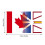 Newfoundland & Labrador flag polyester banner 3x5 ft 3
