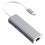 USB-C Ethernet-adapter 1000 Mbps Grå 1 set 4