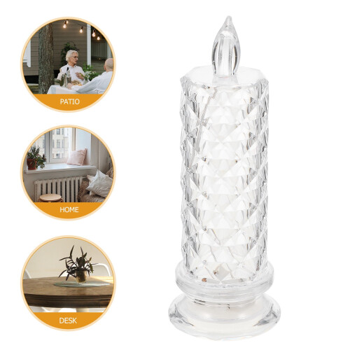 Lampada a candela a LED KALLORY, luce calda, 2 pezzi 2