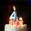 Multicolor3D Grote Nummer Verjaardagskaars Taarttopper 2