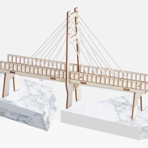 Miniaturowy model mostu KALLORY do edukacji DIY 1