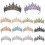 Tiara de coroa prateada com strass para mulheres (1 peça) 3