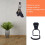 Black Heavy Duty Bike Hook Wall Mount 1 Pc 4
