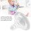 4-teiliges Set aus weichen Silikon-Babyschnullern mit Milchnadel 7