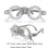 Optisk linseramme til optometri 62 mm 8