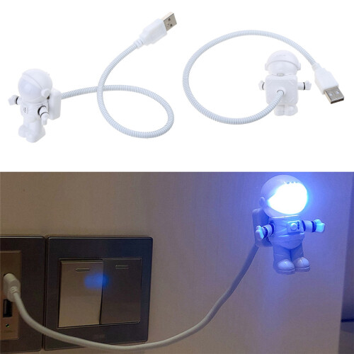 Lampe de lecture LED USB flexible au design d'astronaute (1 pièce) 2