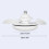 Lampada da soffitto con ventilatore a LED E27 da 48W 5
