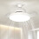 Lampada da soffitto con ventilatore a LED E27 da 48W 7
