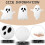 Pernă de pluș cu fantomă, decor de Halloween, 1 bucată 7