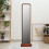 Wooden Floor Mirror Stand Holder Brown 1 Pack 4