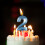 Birthday Candle Number 2 Multicolor 3D Design 2
