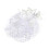 Bandeau bibi de mariée orné de fausses perles et d'un papillon 3