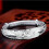 Bracelet manchette ajustable en argent sterling DESIGNICE925 3