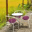 Perne rotunde pentru scaune de exterior, rezistente la apă, 40 cm 4