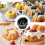 Conjunto de 4 mini formas antiaderentes para bolo Bundt de 10 cm (4 polegadas) 6