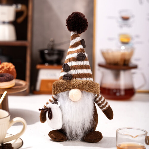 Svensk Tomte Kaffe Gnome Dekor 1 st 1