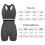 Dam Mörkgrått yogaset i nylon, andningsbart material, 1 set 2