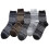 Ανδρικές θερμικές κάλτσες Aran Cable Knit από μείγμα μαλλιού, 5 ζευγάρια 2