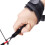 Black archery wrist strap with automatic release system 7