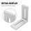 Aluminium-L-förmiger Eckwinkel, 2-Nut, 3-1/8" x 3-1/8" x 5
