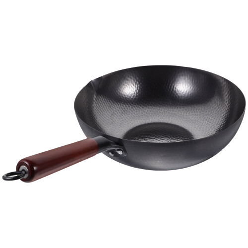 Kitchen Wok Non-Stick Multipurpose Pan Black 1 Piece 2