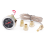 Watertemperatuurmeter 2 inch 52 mm 12V 50-140 met 6