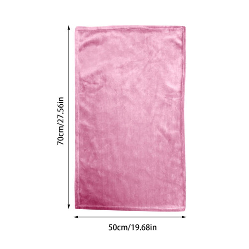 Flannel Velvet Blanket 55x75 cm Solid Color Soft Cozy 2