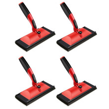 4 Almohadillas para Aplicar Pintura con Mango. Aplicador de Tinte para Cubiertas para una Aplicación Prolongada de Sellador de Pintura y Tinte.