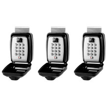 3X Car Window Lock Box, Car Key Lock Box, Car Window Punch Button Lock Box, Car Window Key Safe, for Carpooling, Turo