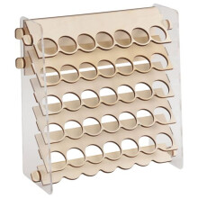 35-Slot Paint Organizer and Storage Rack, Paint Station Stand for Model Enthusiast, 34mm Round Bottle Paint Stand