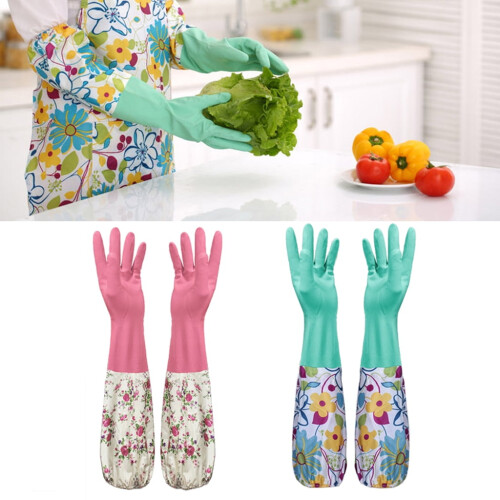 Rubber Kitchen Cleaning Gloves for Women 2