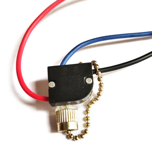 Cuentas de cadena para luz de ventilador de techo (3 cables) 1