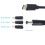Type-C naar 5,52,1 mm DC-voedingskabel met 3 adapters 3