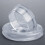 Conjunto de anel e tampa de silicone transparente para furo de guarda-sol de pátio de 2 polegadas 3