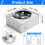 100 Amp Meter Socket 4 Jaw Meter Base 600V 3 Wire Ring Socket Horn Bypass Cover Overhead Underground Electric Meter 8