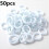 Women's Candy-Colored Nylon Scrunchies Set 50 pcs 7