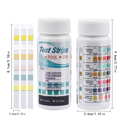 Pool and Spa Test Strips 7-in-1 Water Testing Kit 2