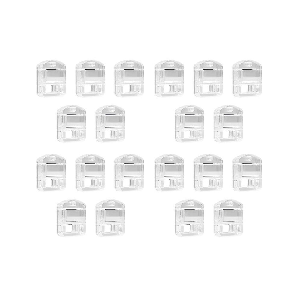 120Pcs Acrylic Embroidery Floss Drop, Clear Embroidery Thread Organizers Slim Floss Bobbins -Stitch Thread Bobbins 6032795675204