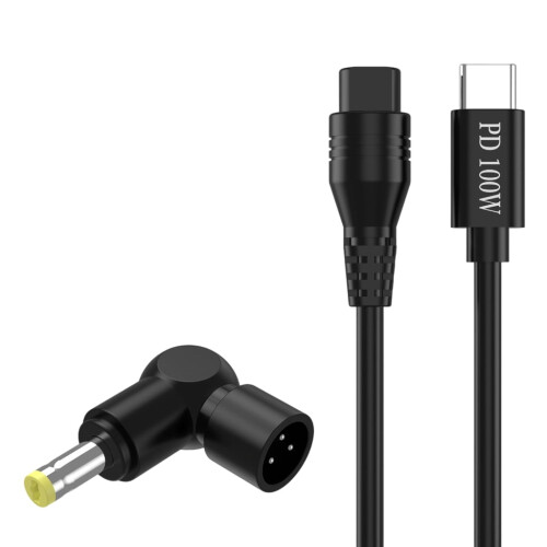 Cablu de încărcare rapidă USB-C PD100W cu 3 pini 1