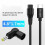 Cablu de încărcare rapidă USB-C PD100W cu 3 pini 7