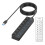 Concentrador USB con opciones de 7 y 4 puertos, conmutable, datos 3