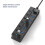 Concentrador USB con opciones de 7 y 4 puertos, conmutable, datos 4