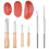 9PCS Clay Sculpting Tools Wooden Handle Pottery Carving Tool Kit Pottery Clay Trimming Tools 2