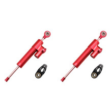 2X Adjustable Steering Damper for  Thunder DT3 Zero 10X Electric Scooters Stabilizer Dampers Accessory Red