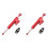 2X Adjustable Steering Damper for  Thunder DT3 Zero 10X Electric Scooters Stabilizer Dampers Accessory Red 1