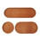 Solid Wood Hand-Polished Multi-Functional Tray 1pc 3